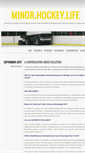 Mobile Screenshot of minorhockeylife.com